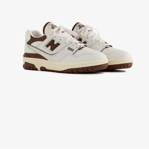 Aime Leon Dore size 9W/7.5M x New Balance 550 Brown and Cream